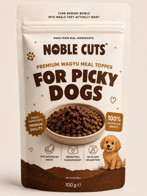 Noble Cuts® Wagyu Meal Topper for Picky Dogs | 100% Australian