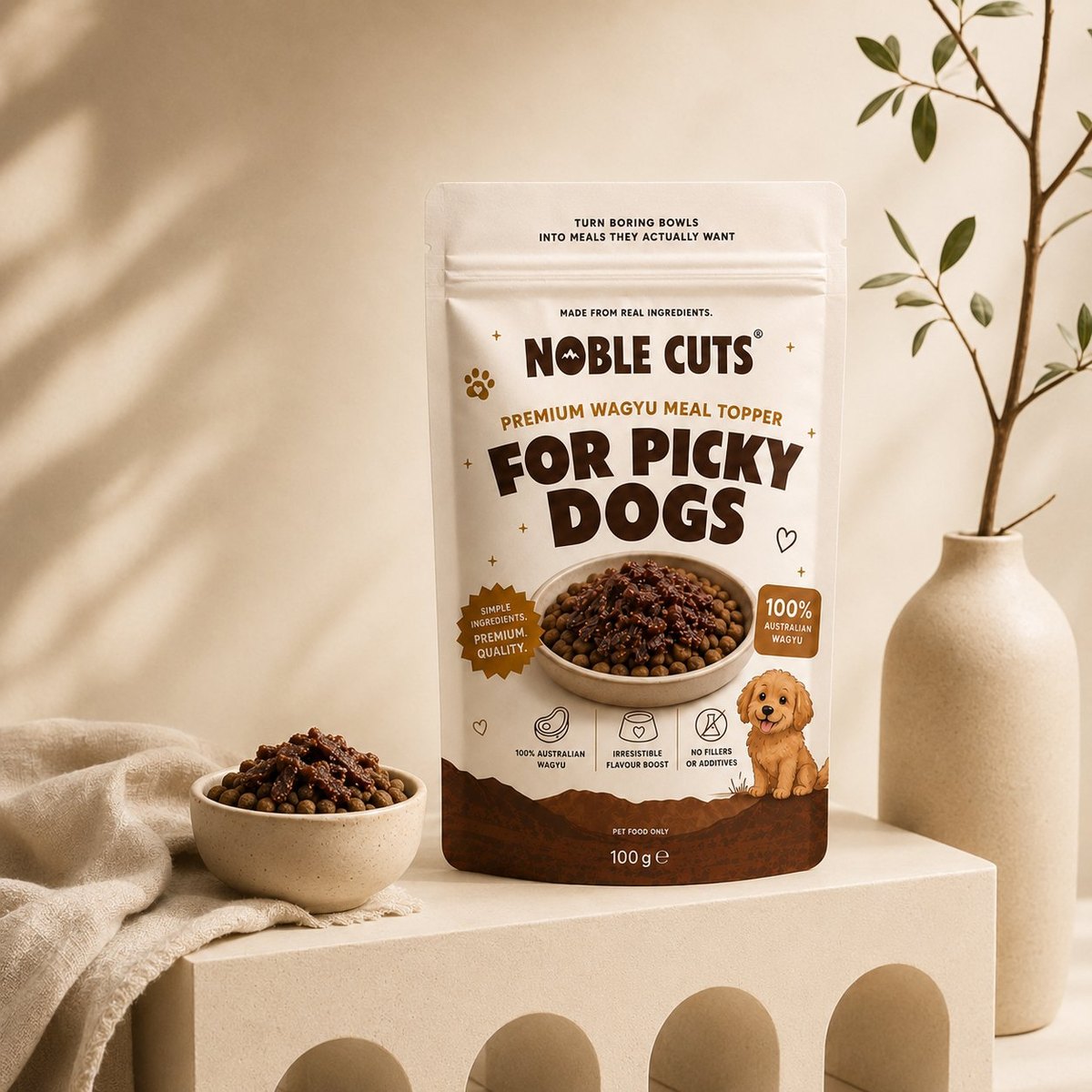 Noble Cuts Wagyu Meal Topper pack